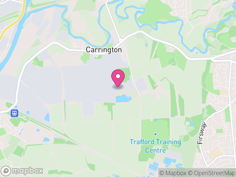 Map of Carrington, Trafford