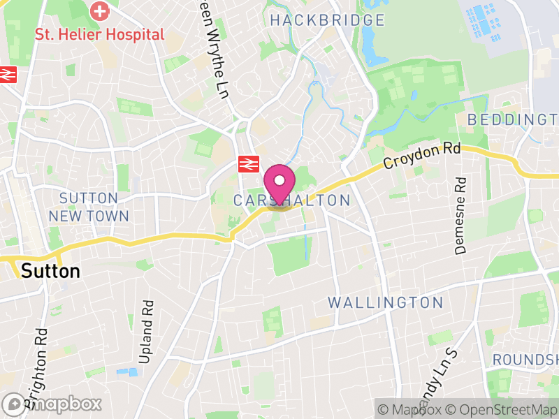 Map of Carshalton