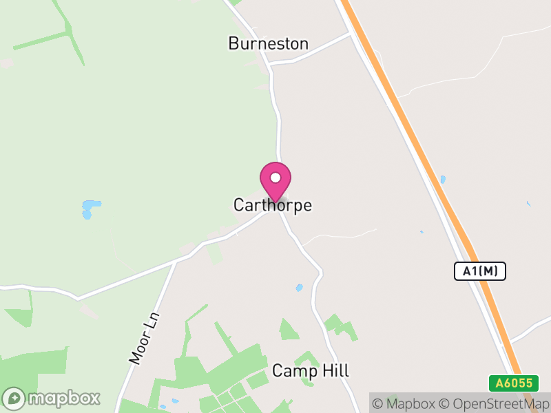 Map of Carthorpe, North Yorkshire