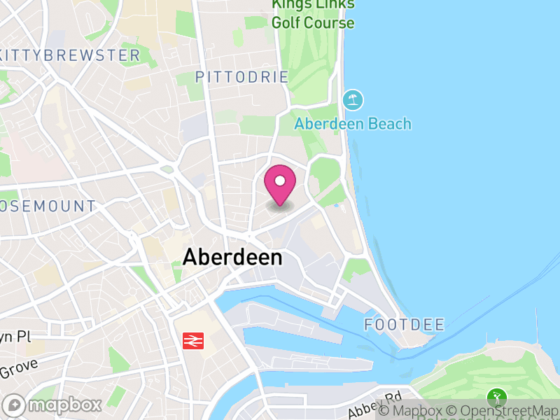 Map of Castlehill and Pittodrie, Aberdeen