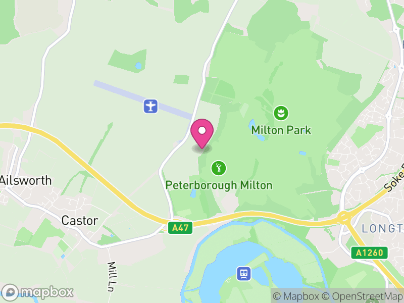 Map of Castor, Peterborough