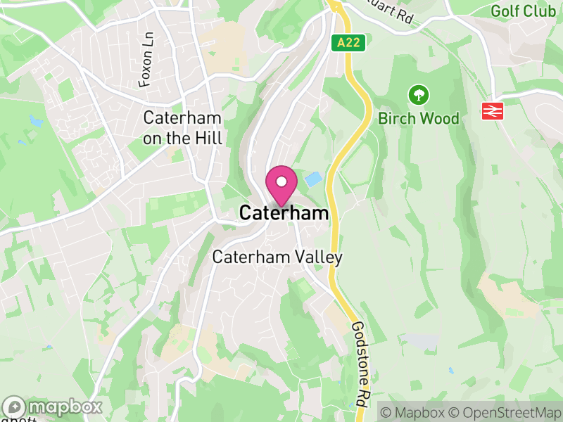 Map of Caterham