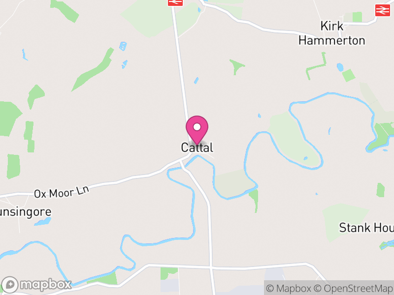 Map of Cattal, North Yorkshire