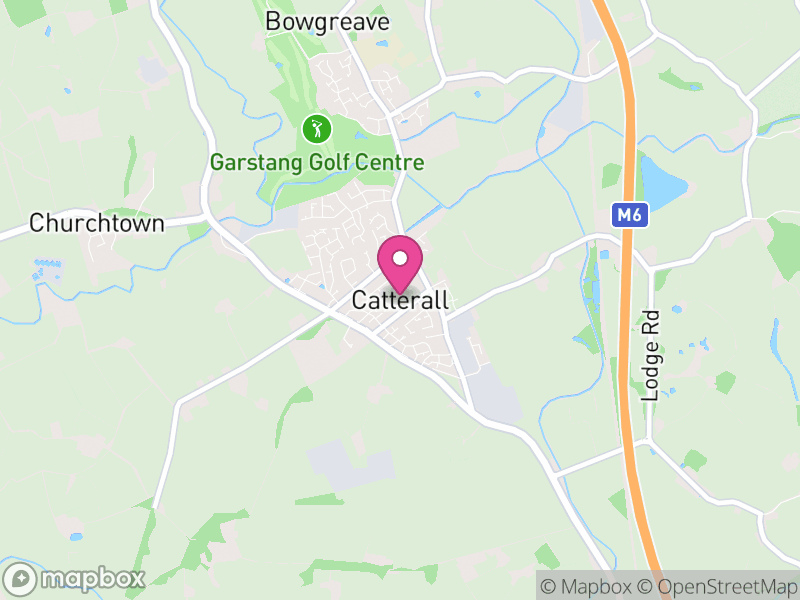 Map of Catterall, Wyre