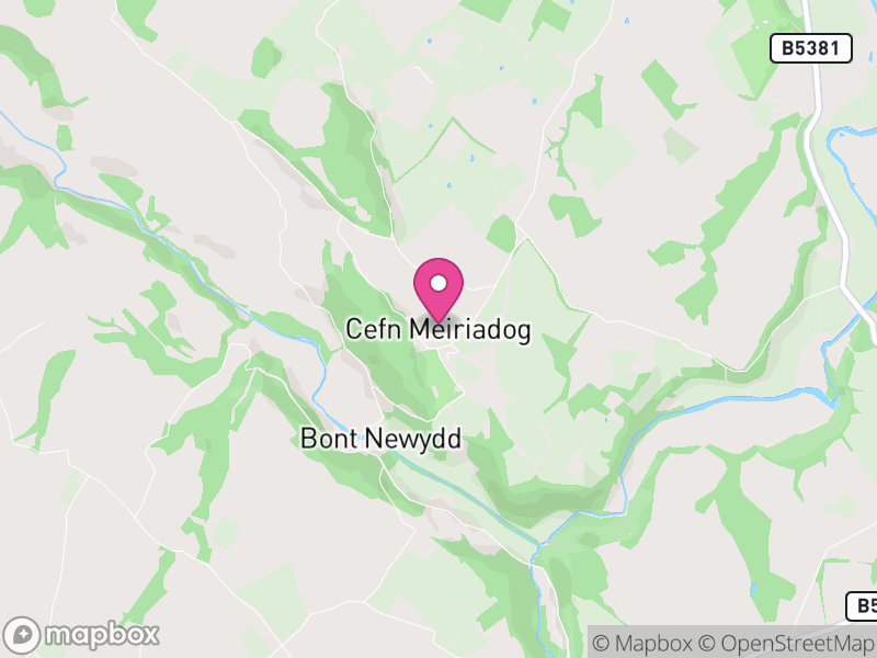 Map of Cefnmeiriadog, Denbighshire
