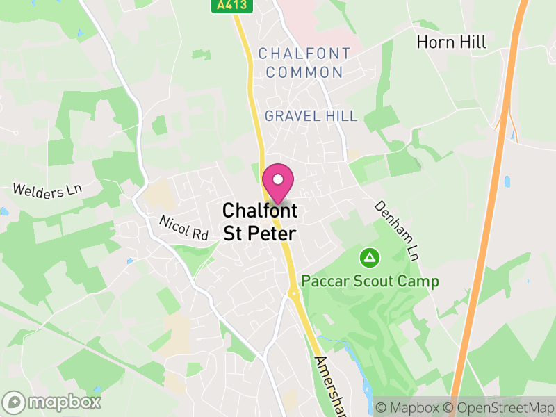 Map of Chalfont St. Peter, Denham