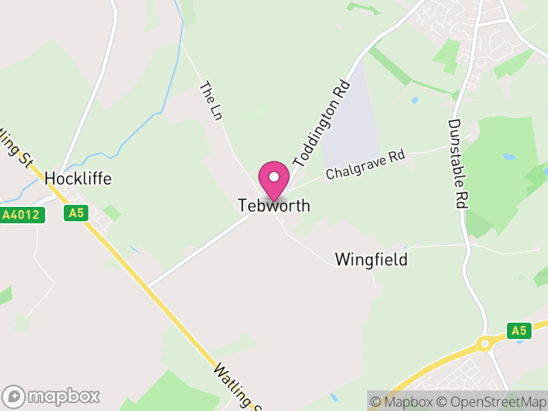 Map of Chalgrave, Central Bedfordshire