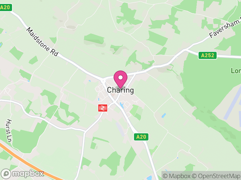 Map of Charing, Ashford