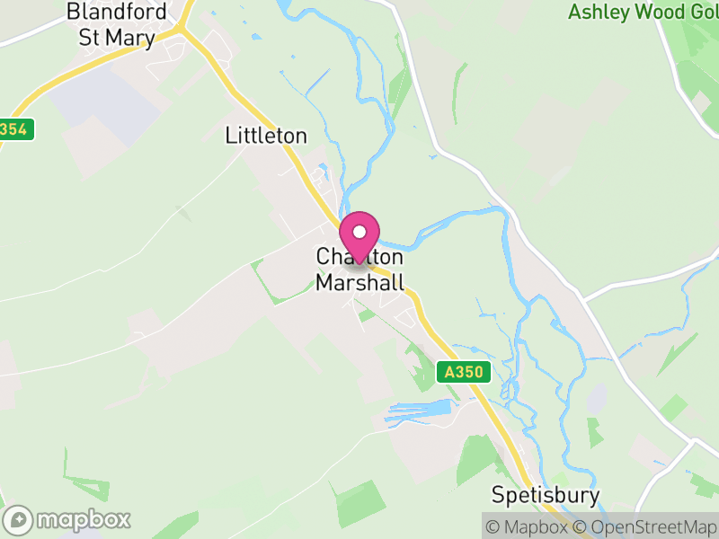 Map of Charlton Marshall, Dorset