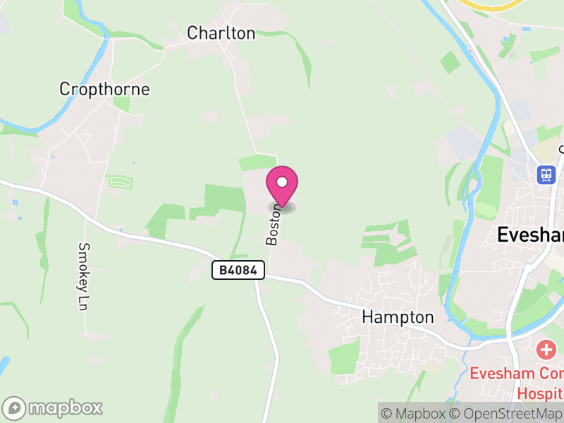 Map of Charlton, Wychavon