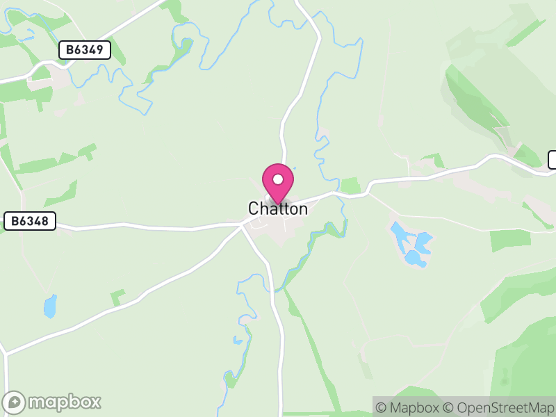 Map of Chatton, Northumberland