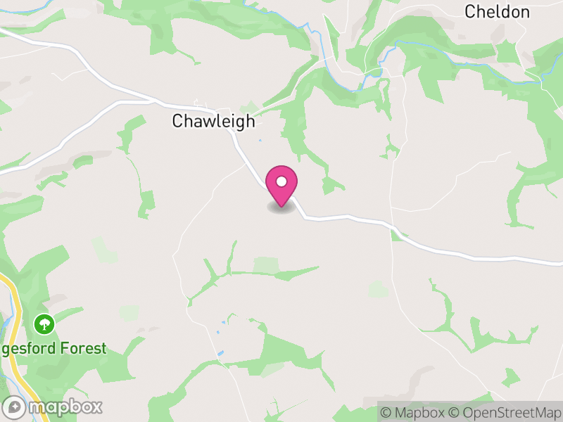 Map of Chawleigh, Mid Devon
