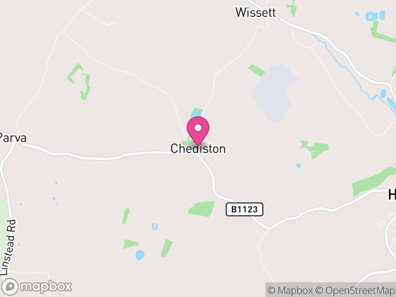 Map of Chediston, East Suffolk