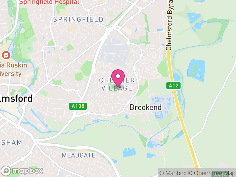 Map of Chelmer, Chelmsford