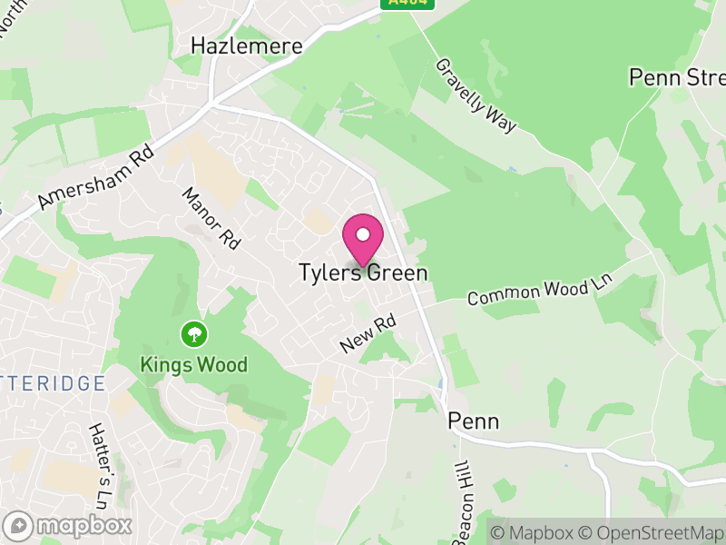 Map of Chepping Wycombe, Beaconsfield and Chepping Wye Community Board
