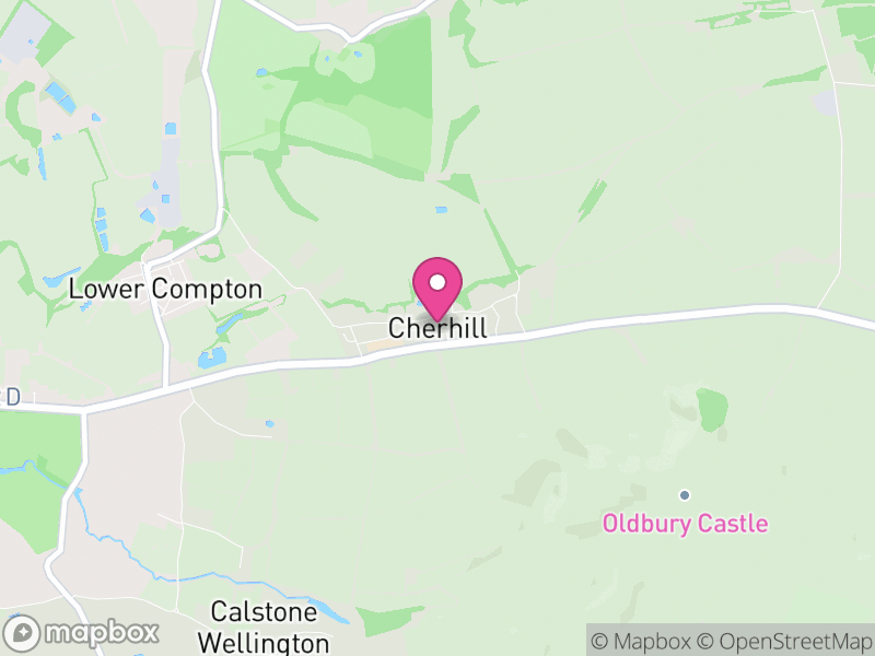 Map of Cherhill, Wiltshire