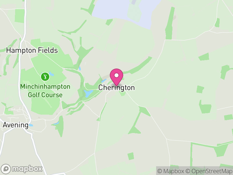 Map of Cherington, Cotswold