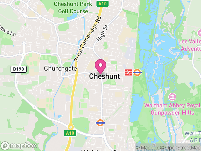 Map of Cheshunt
