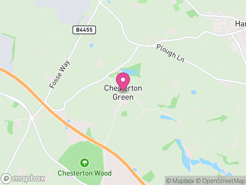 Map of Chesterton and Kingston, Stratford-on-Avon