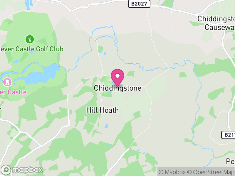 Map of Chiddingstone, Sevenoaks