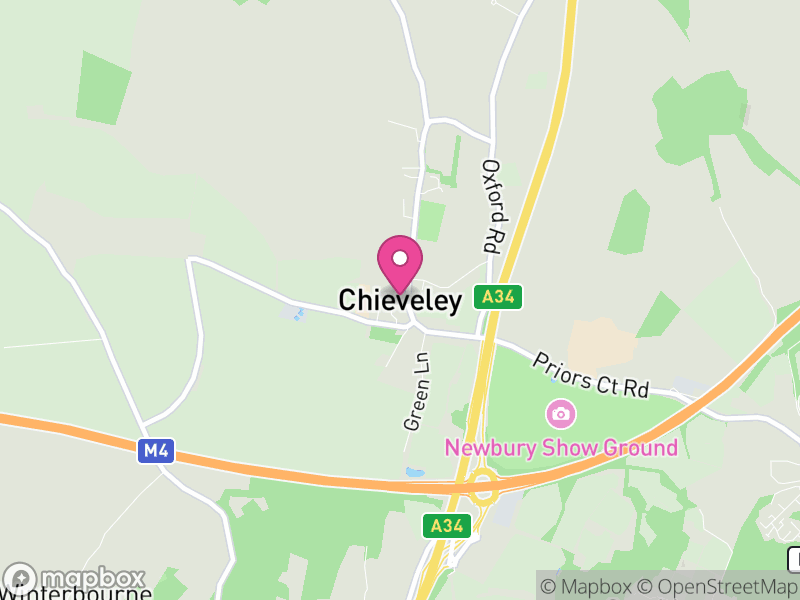 Map of Chieveley, West Berkshire