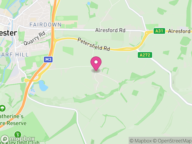 Map of Chilcomb, Winchester