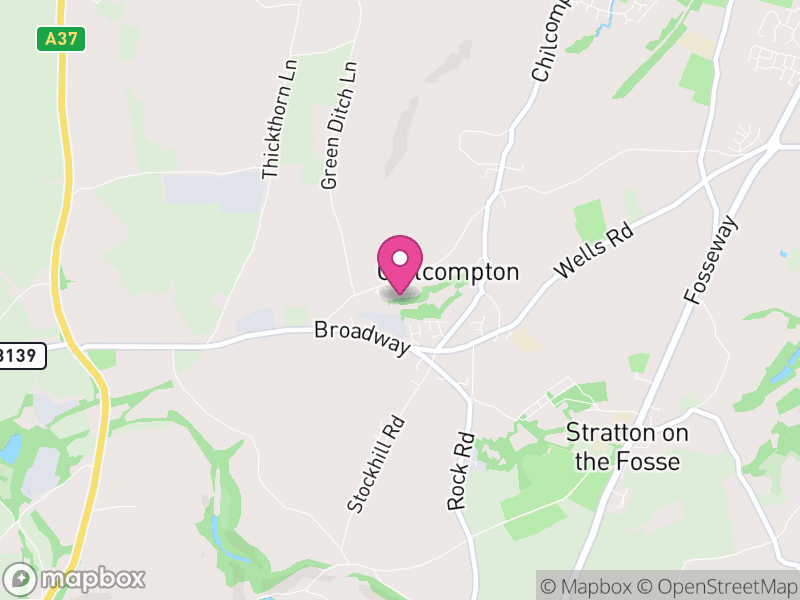 Map of Chilcompton, Somerset