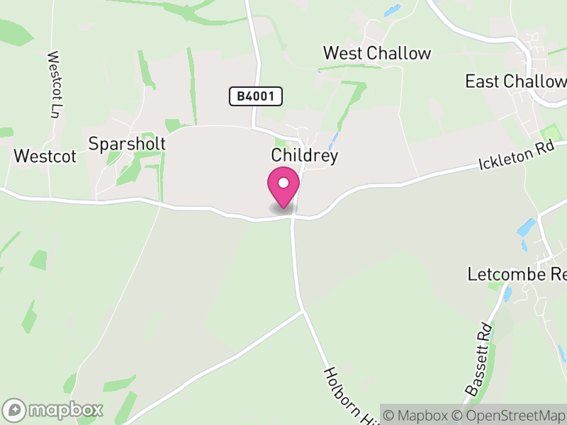 Map of Childrey, Vale of White Horse