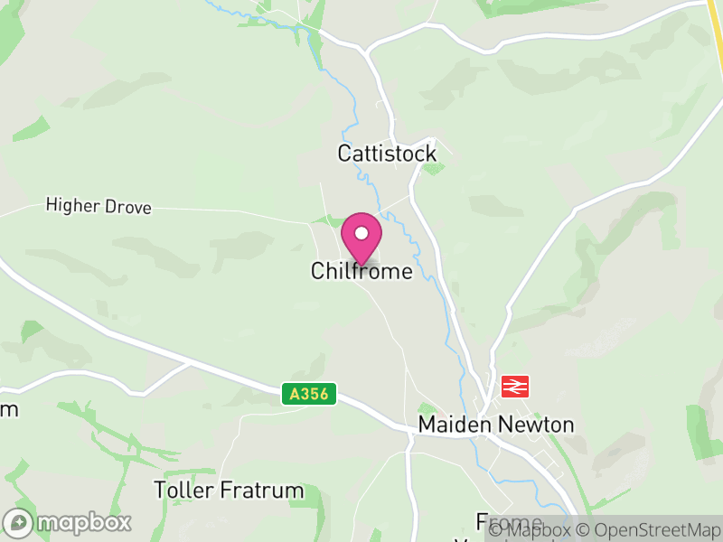 Map of Chilfrome, Dorset