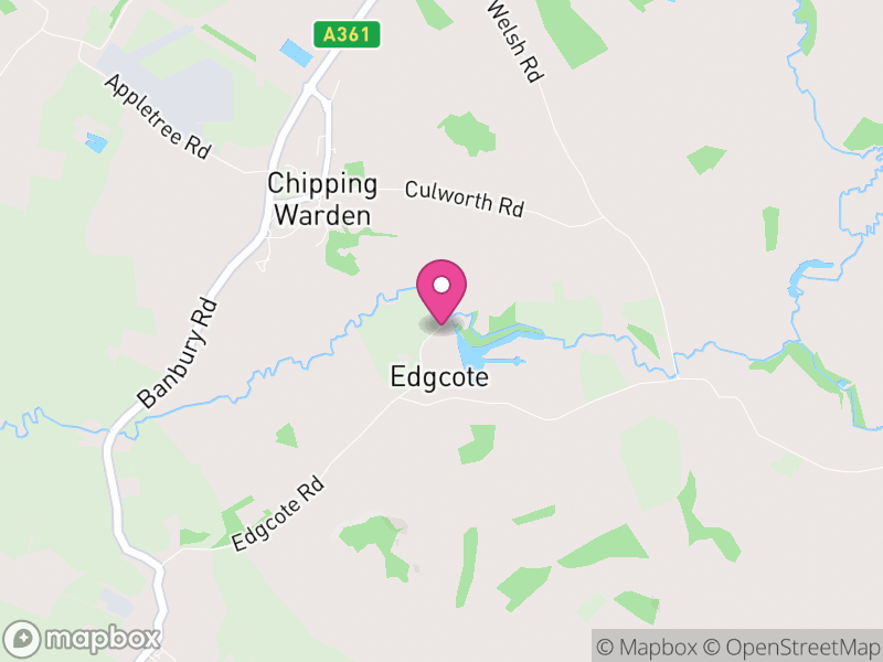 Map of Chipping Warden and Edgcote, West Northamptonshire