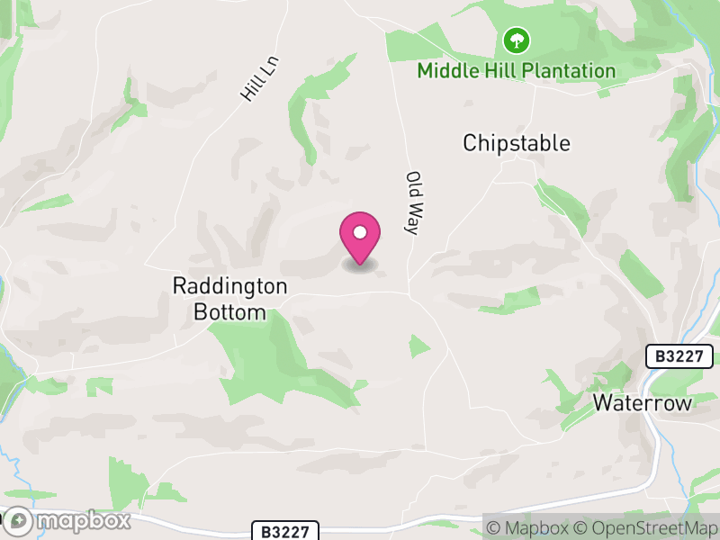 Map of Chipstable, Somerset