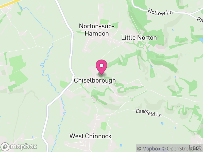 Map of Chiselborough, Somerset