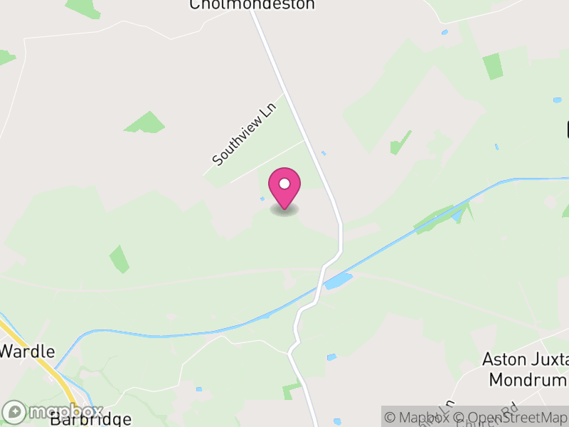 Map of Cholmondeston, Cheshire East