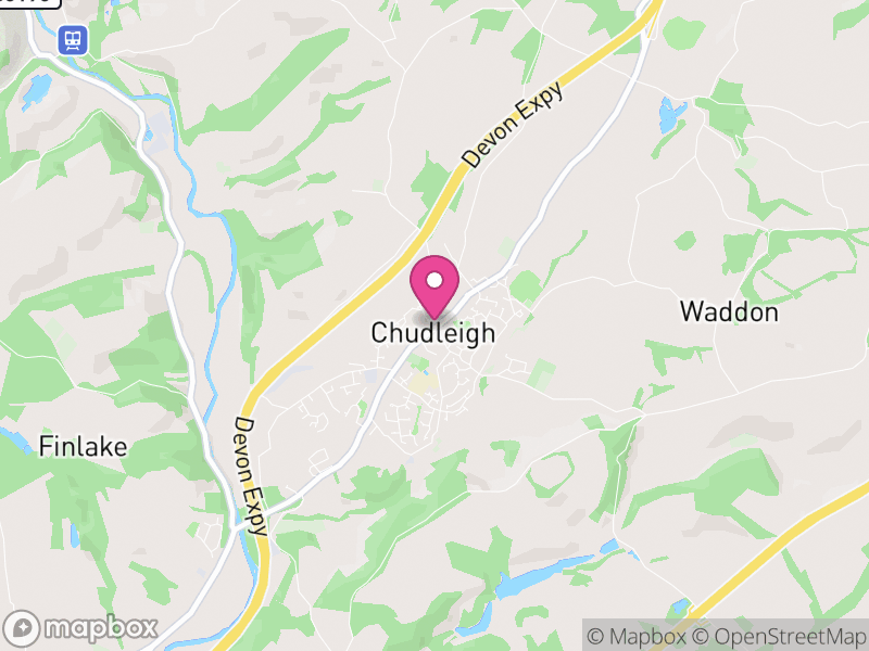 Map of Chudleigh, Teignbridge