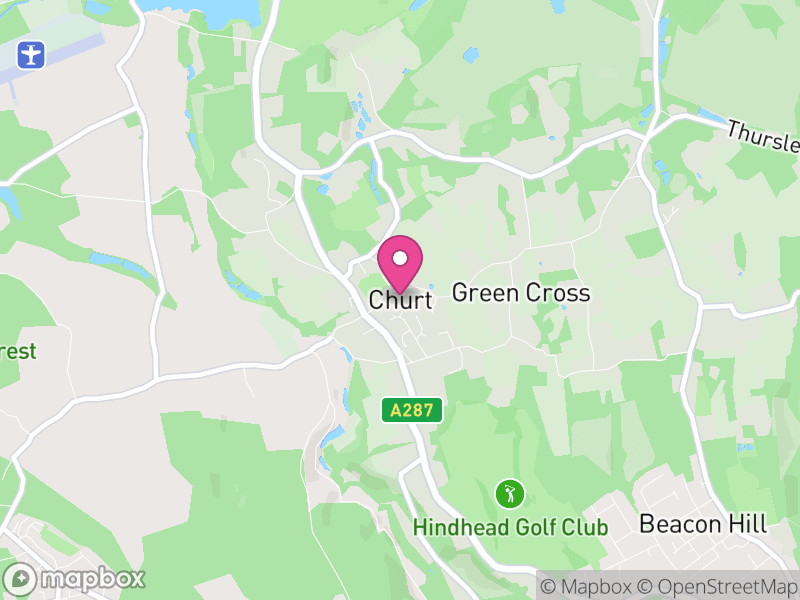 Map of Churt, Waverley