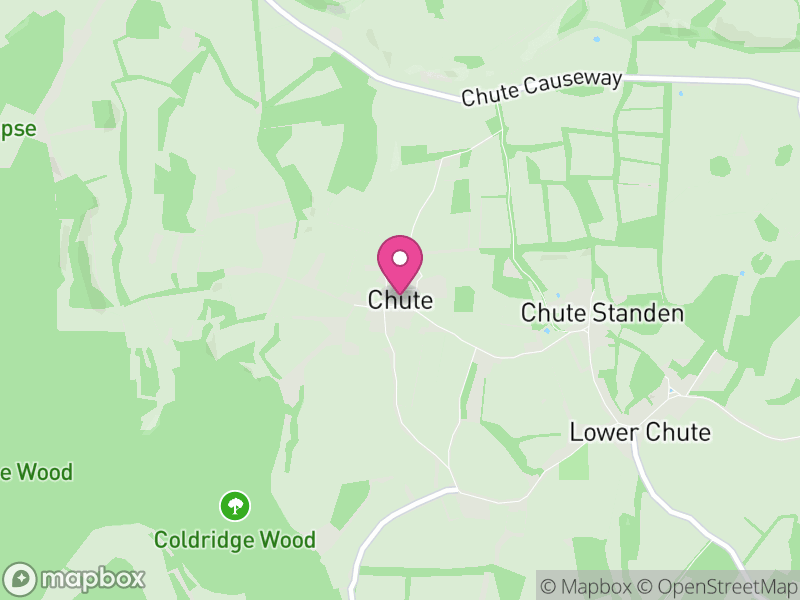 Map of Chute, Wiltshire