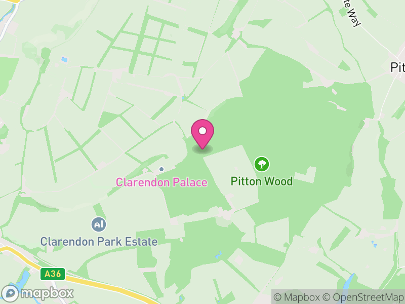 Map of Clarendon Park, Wiltshire