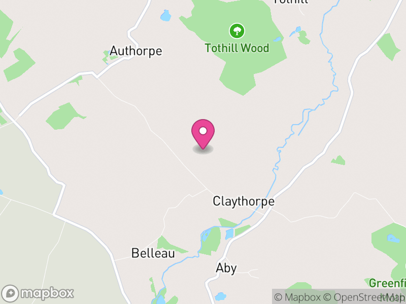 Map of Claythorpe, East Lindsey