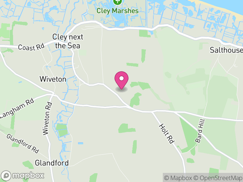 Map of Cley Next The Sea, North Norfolk