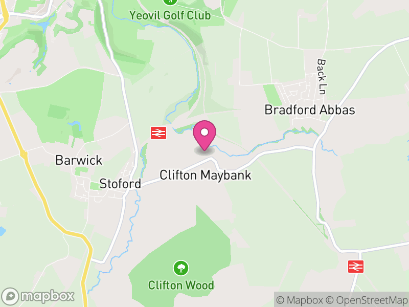 Map of Clifton Maybank, Dorset