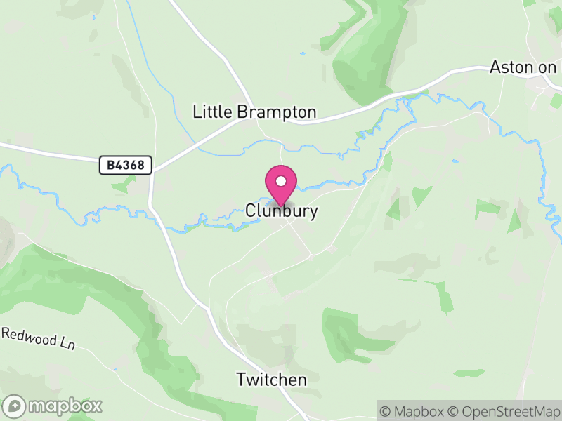 Map of Clunbury, England