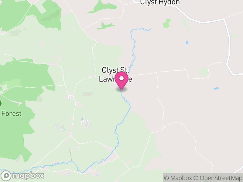Map of Clyst St. Lawrence, East Devon
