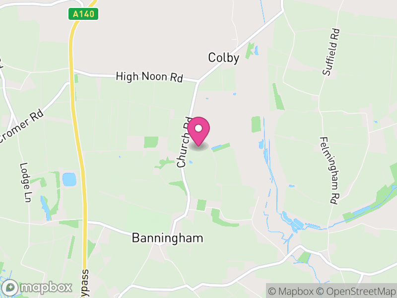 Map of Colby, North Norfolk