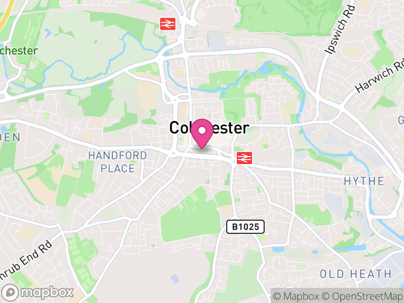 Map of Colchester, Essex