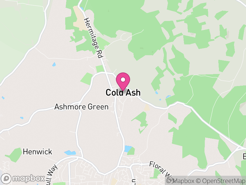 Map of Cold Ash, West Berkshire