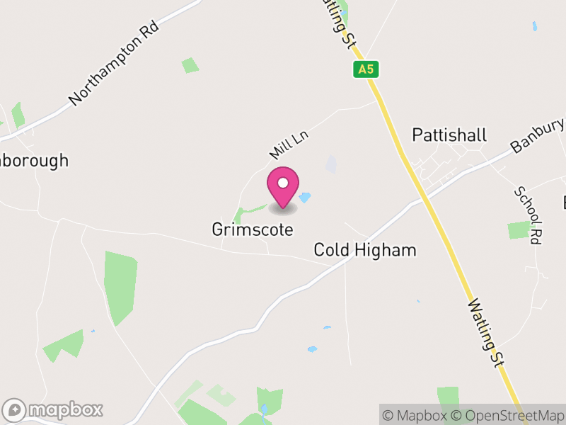 Map of Cold Higham, West Northamptonshire