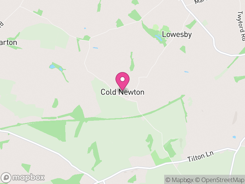 Map of Cold Newton, Harborough