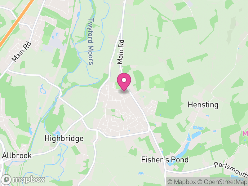 Map of Colden Common, Winchester