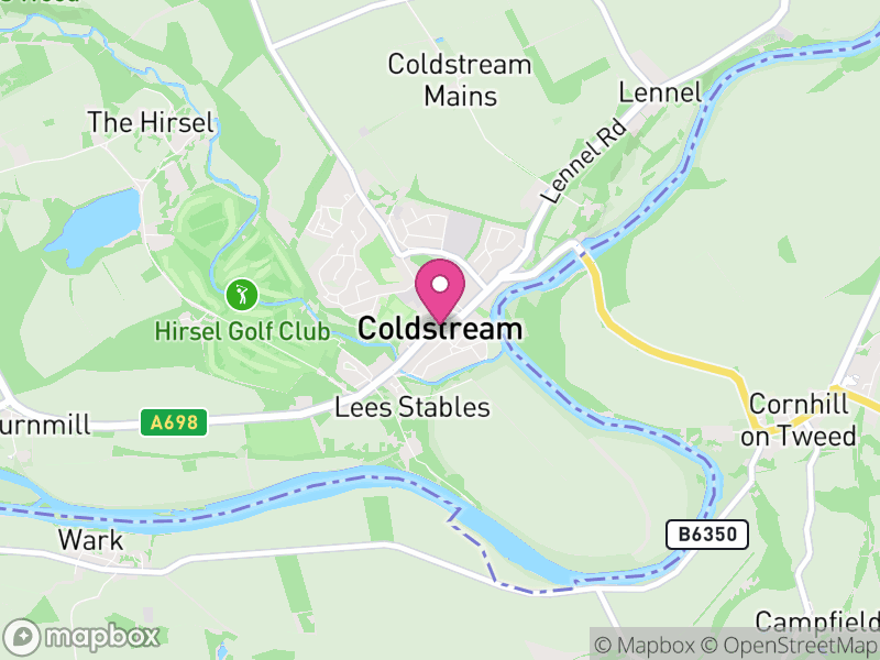 Map of Coldstream