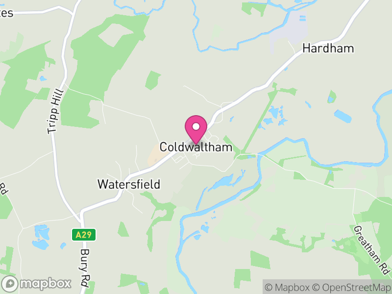 Map of Coldwaltham, Horsham